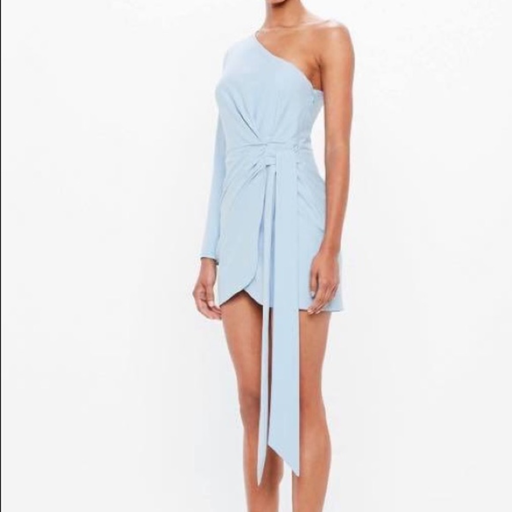 Misguided Dress - Pale Blue - Sz 4 (fits like 0)